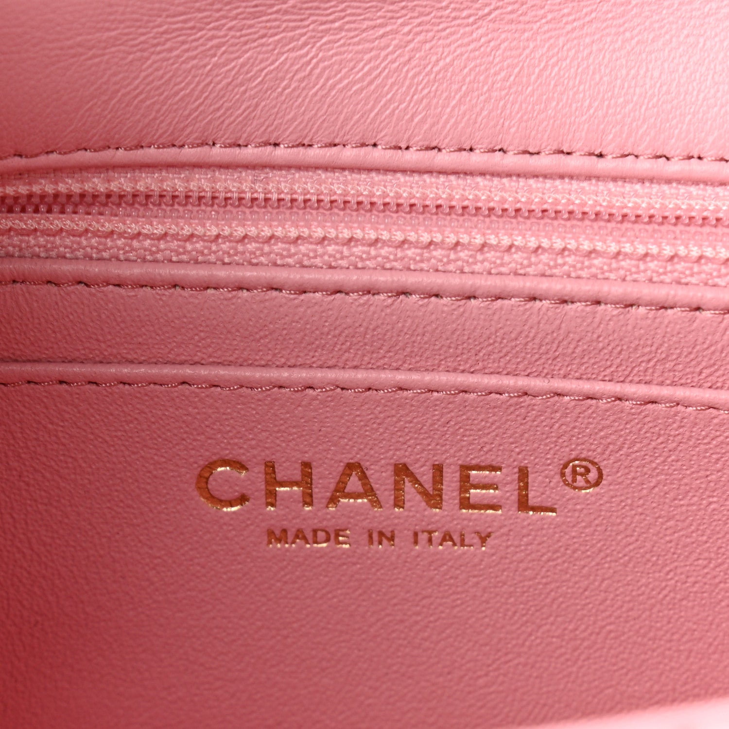 Chanel Lambskin Quilted Mini Rectangular Flap Pink 6 of 11