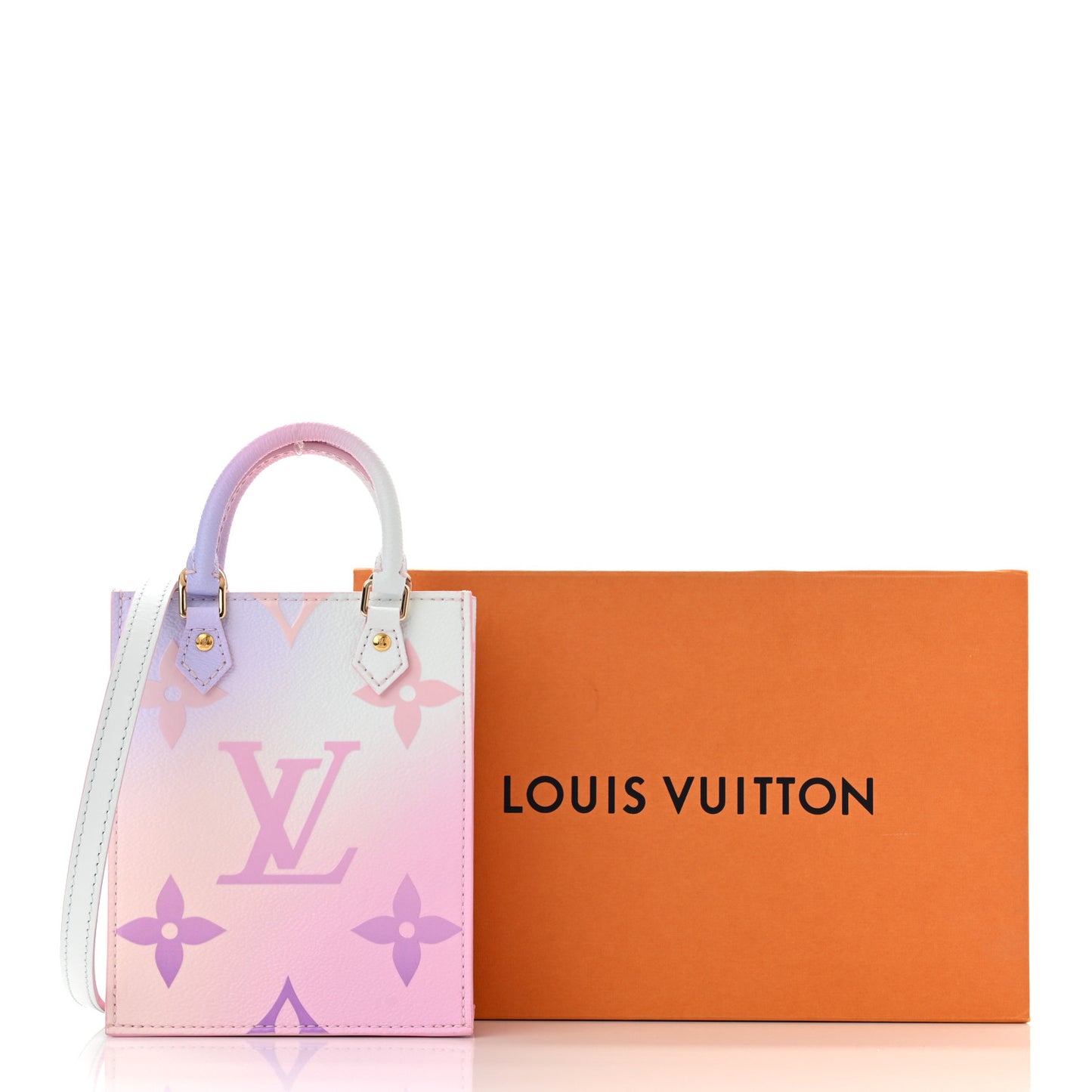 Monogram Giant Spring In The City Petit Sac Plat Sunrise Pastel