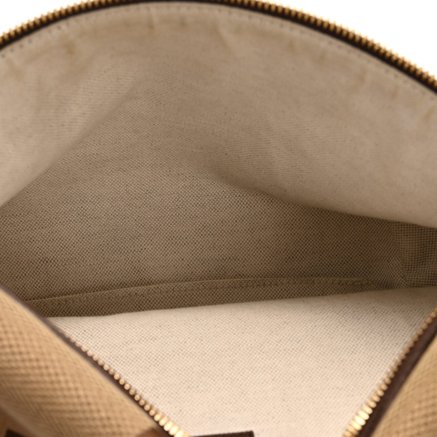 Monogram Jumbo GG Textured Dollar Calfskin Web Belt Bag Camel Ebony New Acero