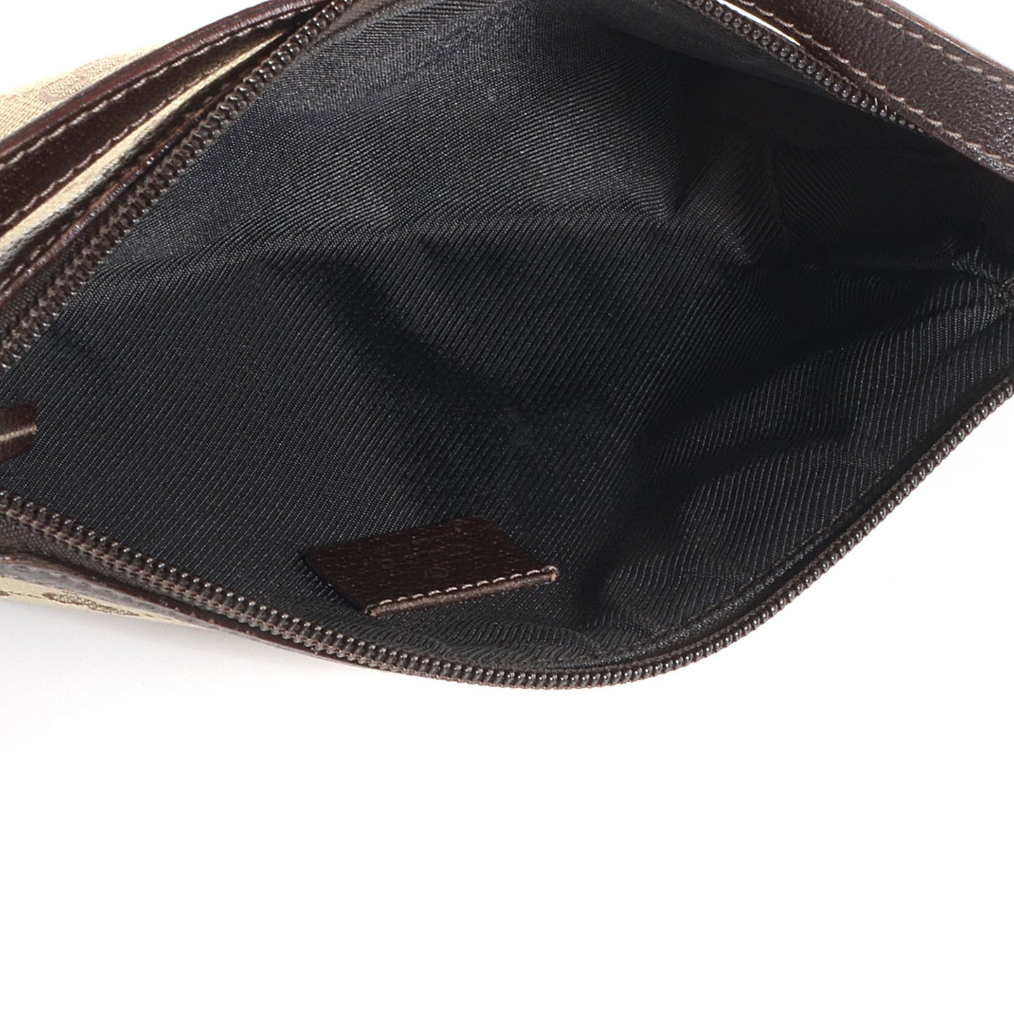 Monogram D Ring Cosmetic Case Brown