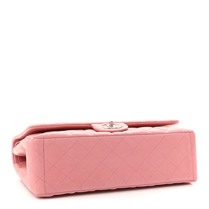 Chanel Lambskin Quilted Maxi Double Flap Pink 4 of 10