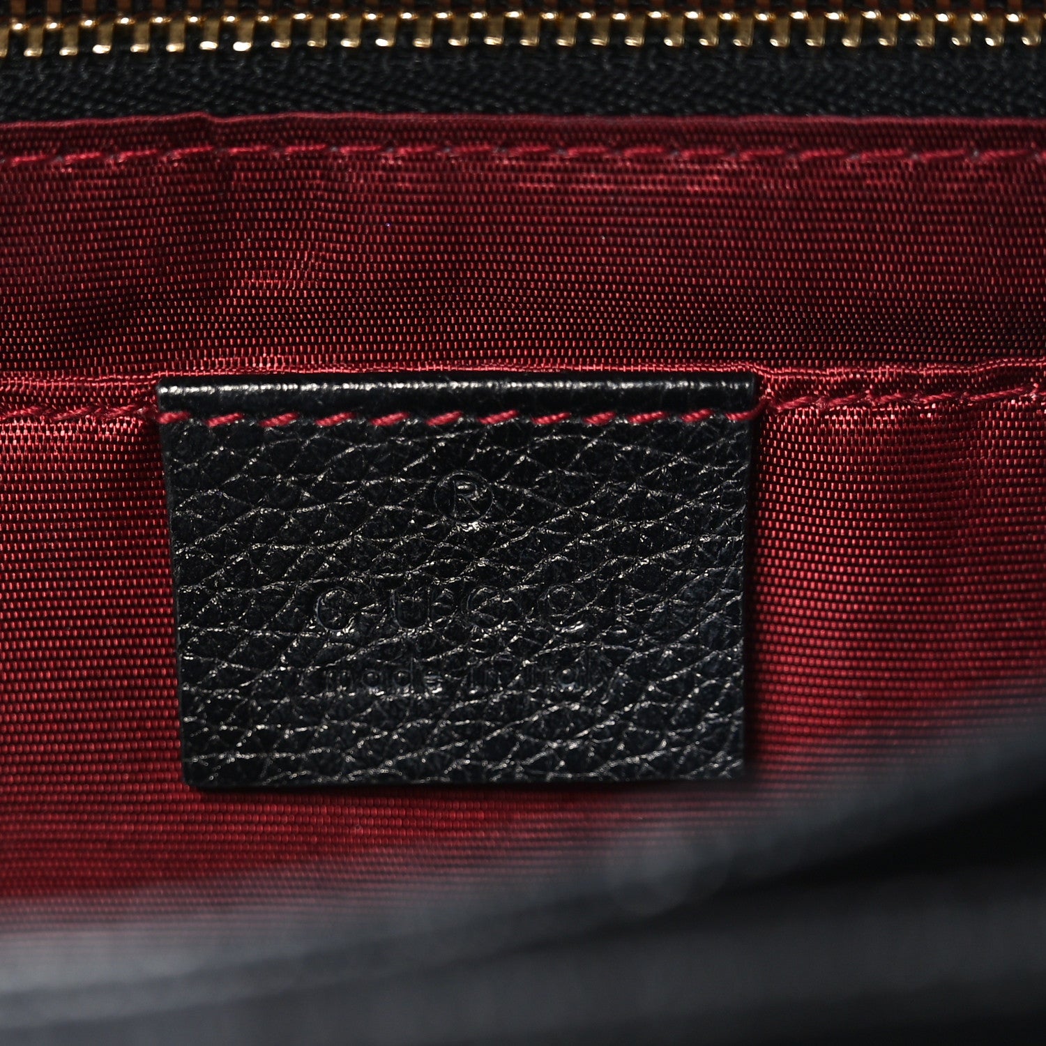 Gucci Grainy Calfskin Small Zumi Shoulder Bag Black 6 of 10