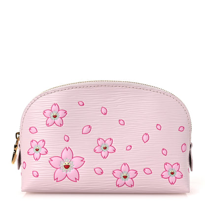 Louis Vuitton LV X TM Epi Cherry Blossom Cosmetic Pouch Pink 1 of 9