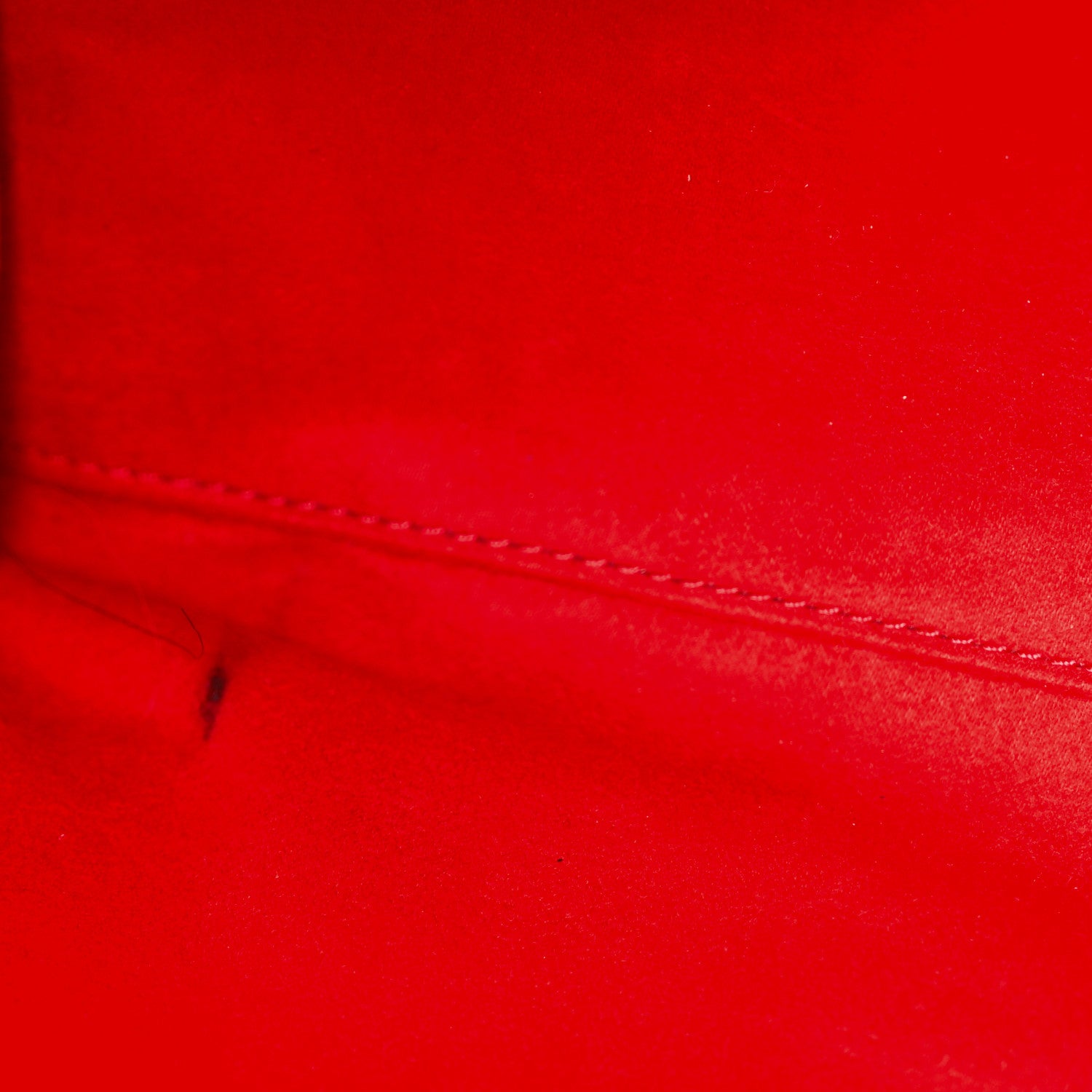 Celine Drummed Calfskin Mini Luggage Coquelicot 12 of 12