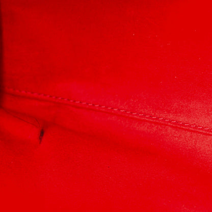 Celine Drummed Calfskin Mini Luggage Coquelicot 12 of 12