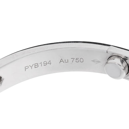 Cartier 18K White Gold 4 Diamond Love Bracelet 15 7 of 11