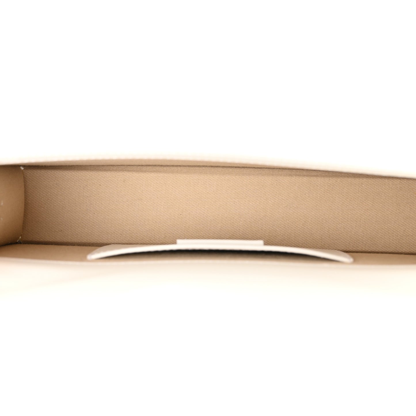 Smooth Calfskin Le Bambino Long White