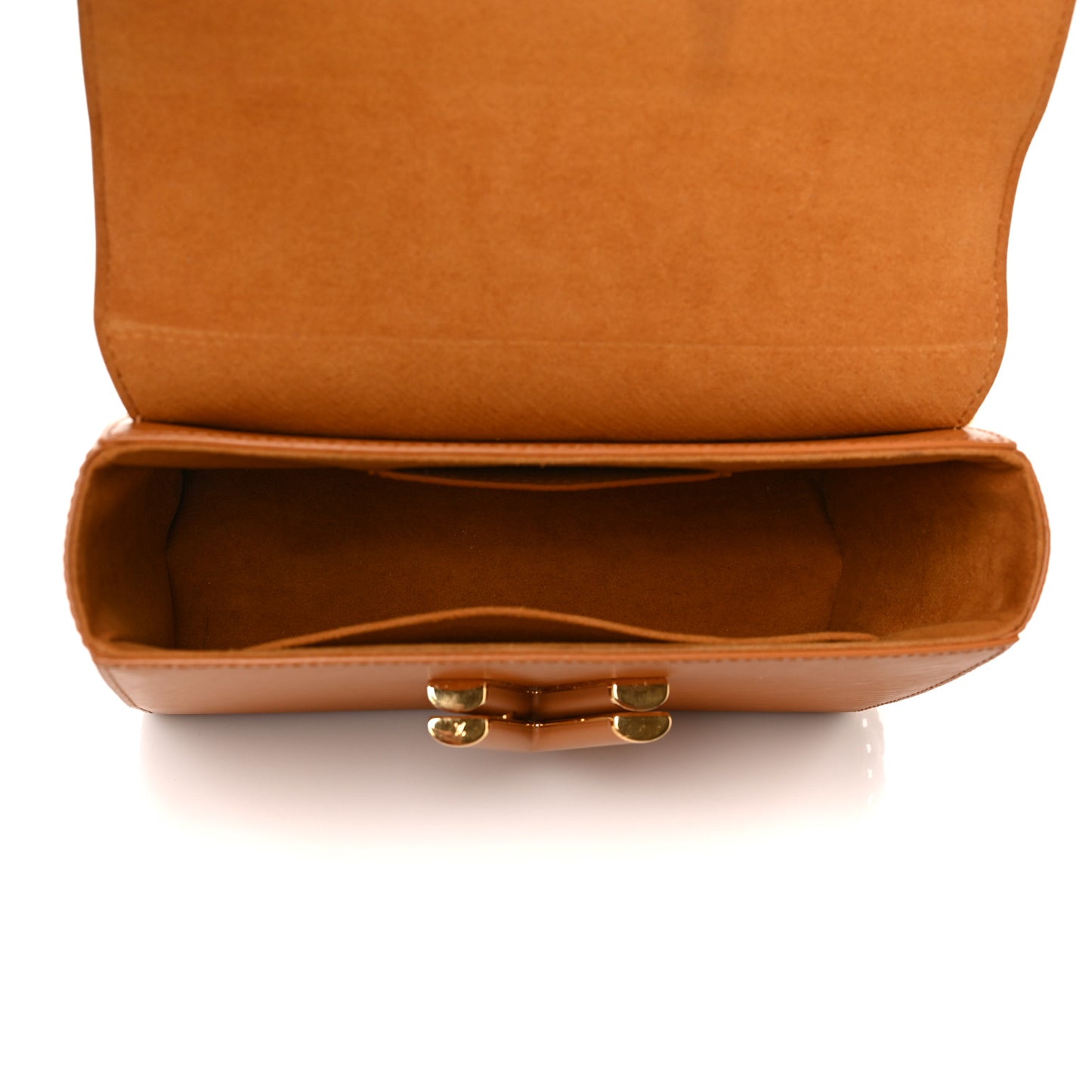 Epi Twist Shoulder Bag MM Gold Miel