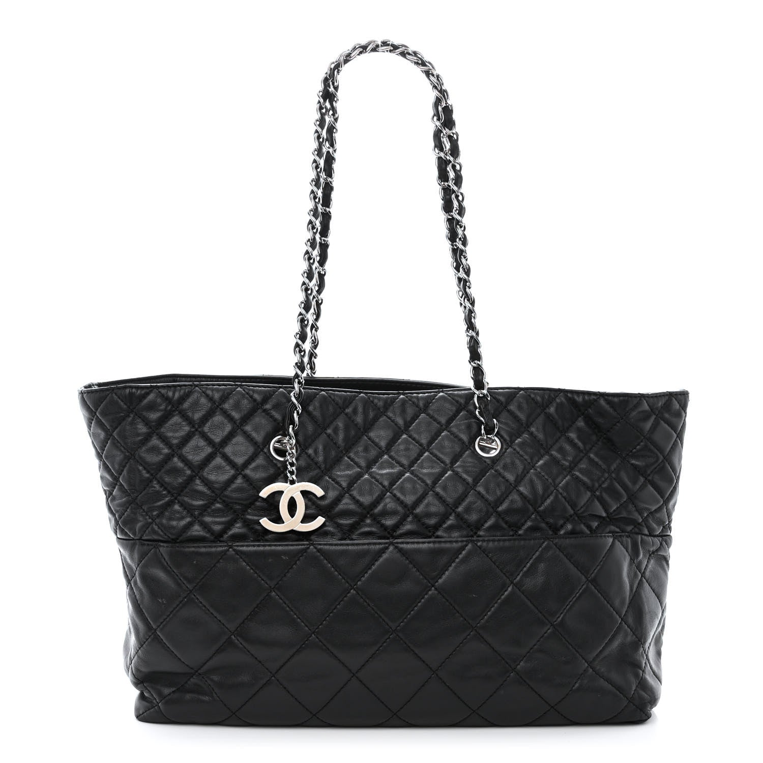 Chanel Calfskin Quilted Large In the Business Tote Black 1 of 11