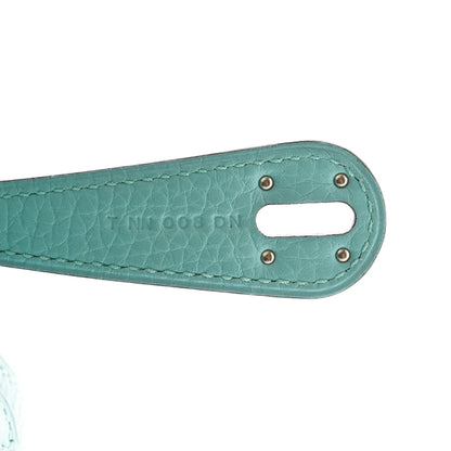 Hermes Taurillon Clemence Lindy 26 Bleu Atoll 7 of 10