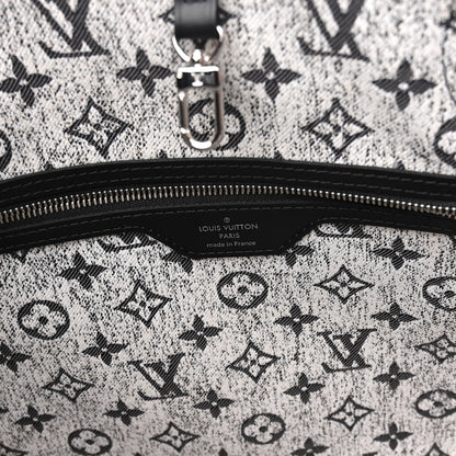 Louis Vuitton Denim Monogram Jacquard Neverfull MM Grey 7 of 10