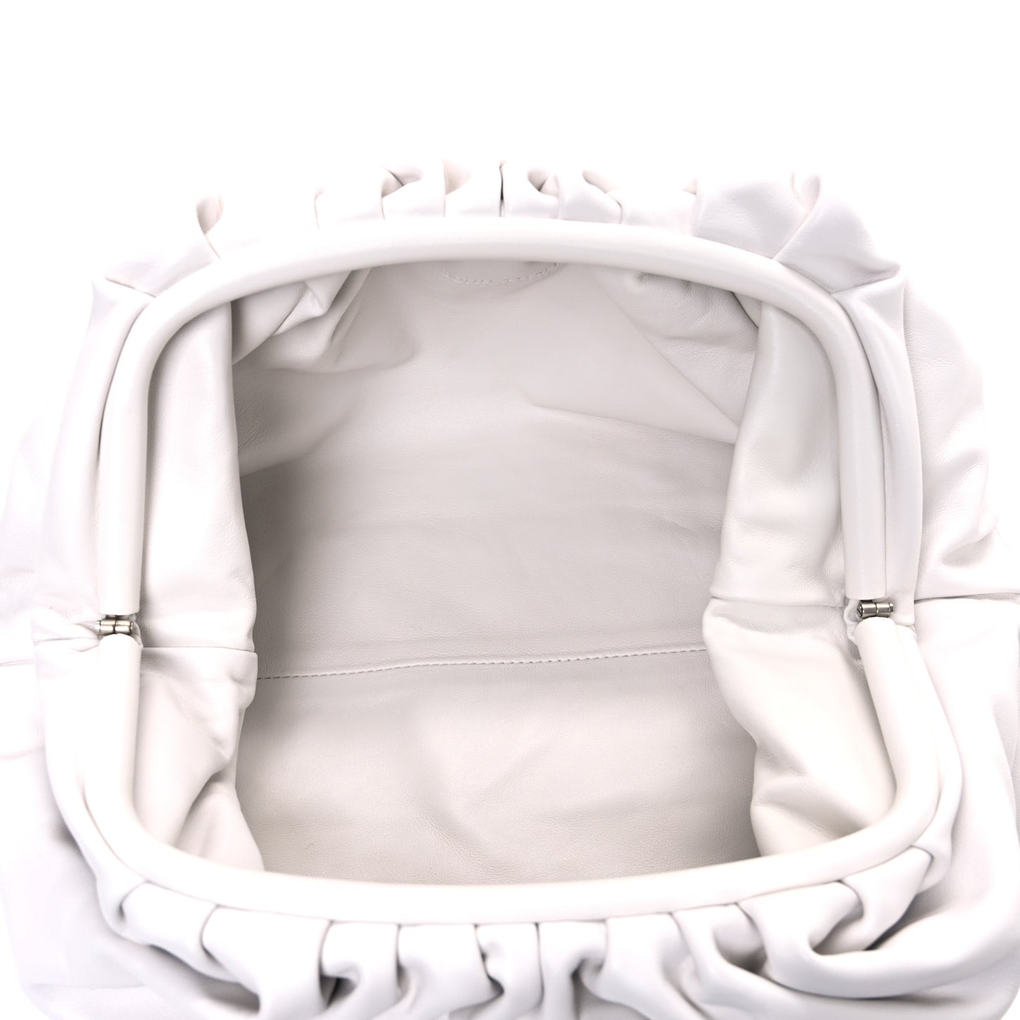 Smooth Butter Calf The Pouch Oversized Clutch Mist
