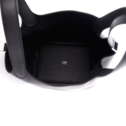 Hermes Taurillon Clemence Picotin Lock 18 PM Black 7 of 9