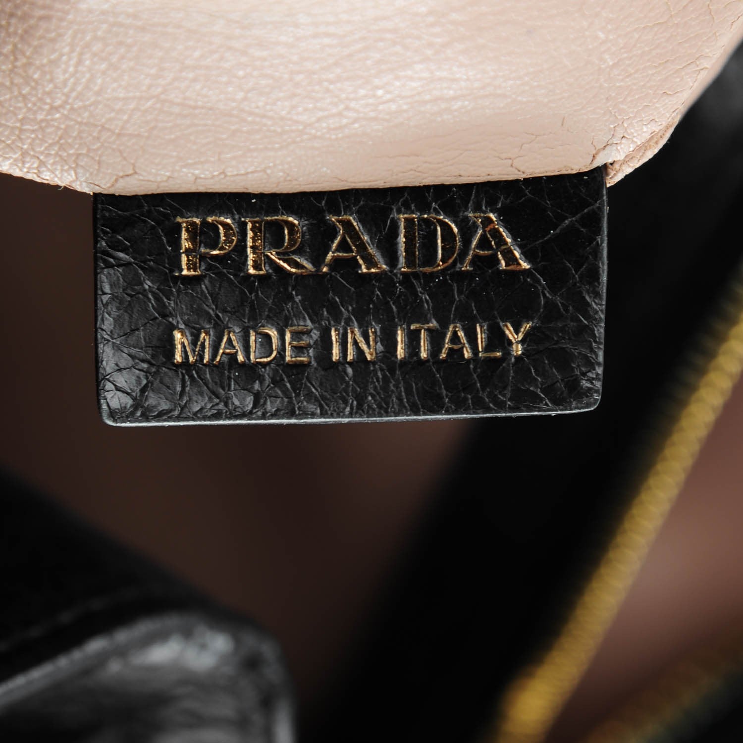 Prada Vitello Shine Shoulder Bag Zaffiro 8 of 8