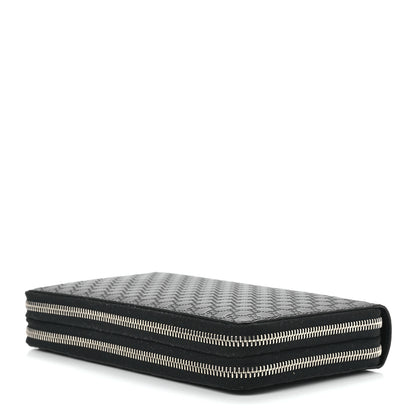 Gucci Soft Microguccissima Zip Around Top Handle Travel Wallet Carbon 10 of 13