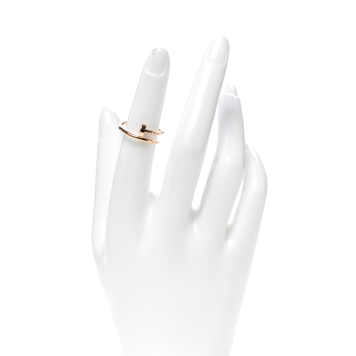 Cartier 18K Pink Gold Small Juste Un Clou Ring 50 5.25 2 of 5