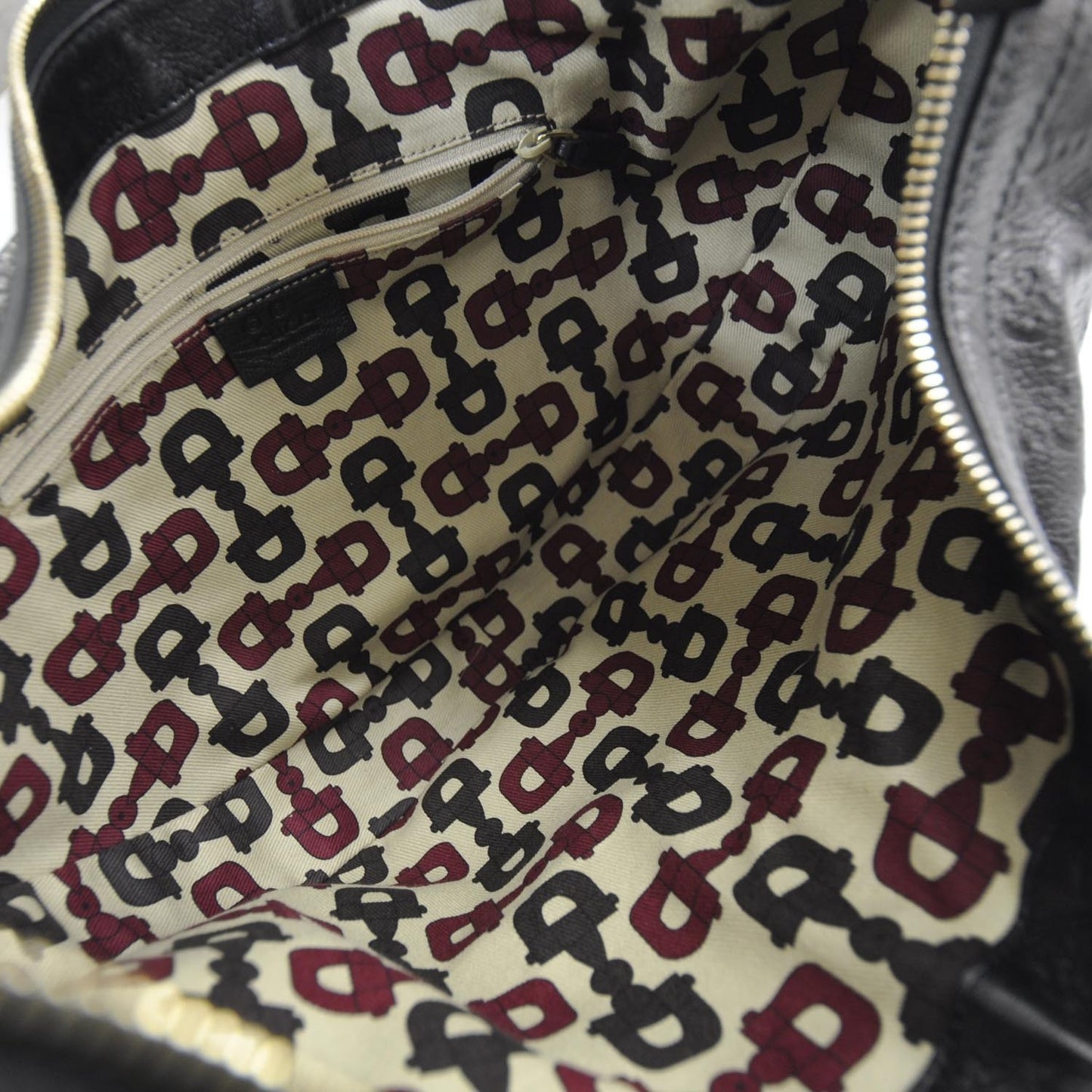 Guccissima Half Moon Bamboo Ring Hobo