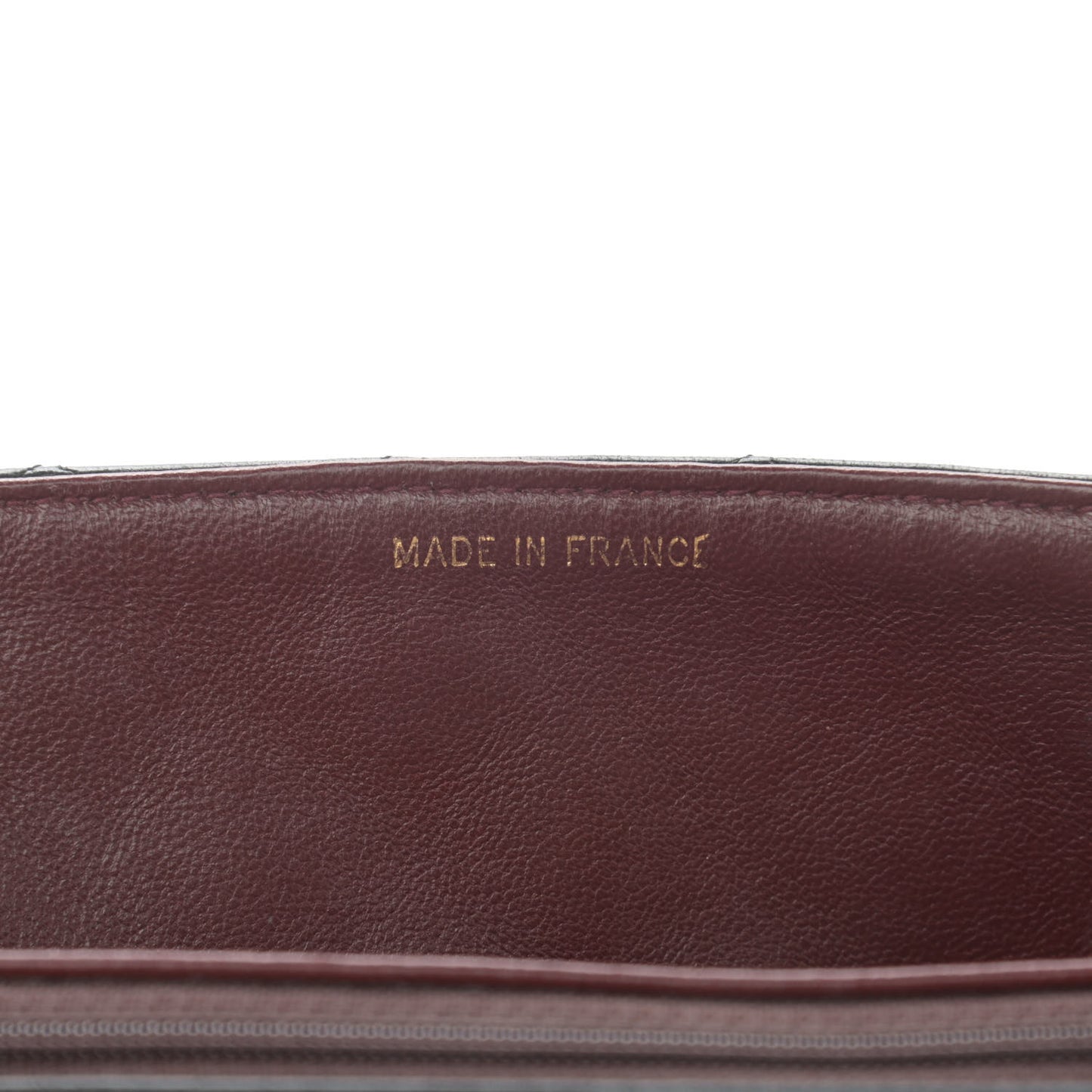 Lambskin Quilted Small Single Flap Black