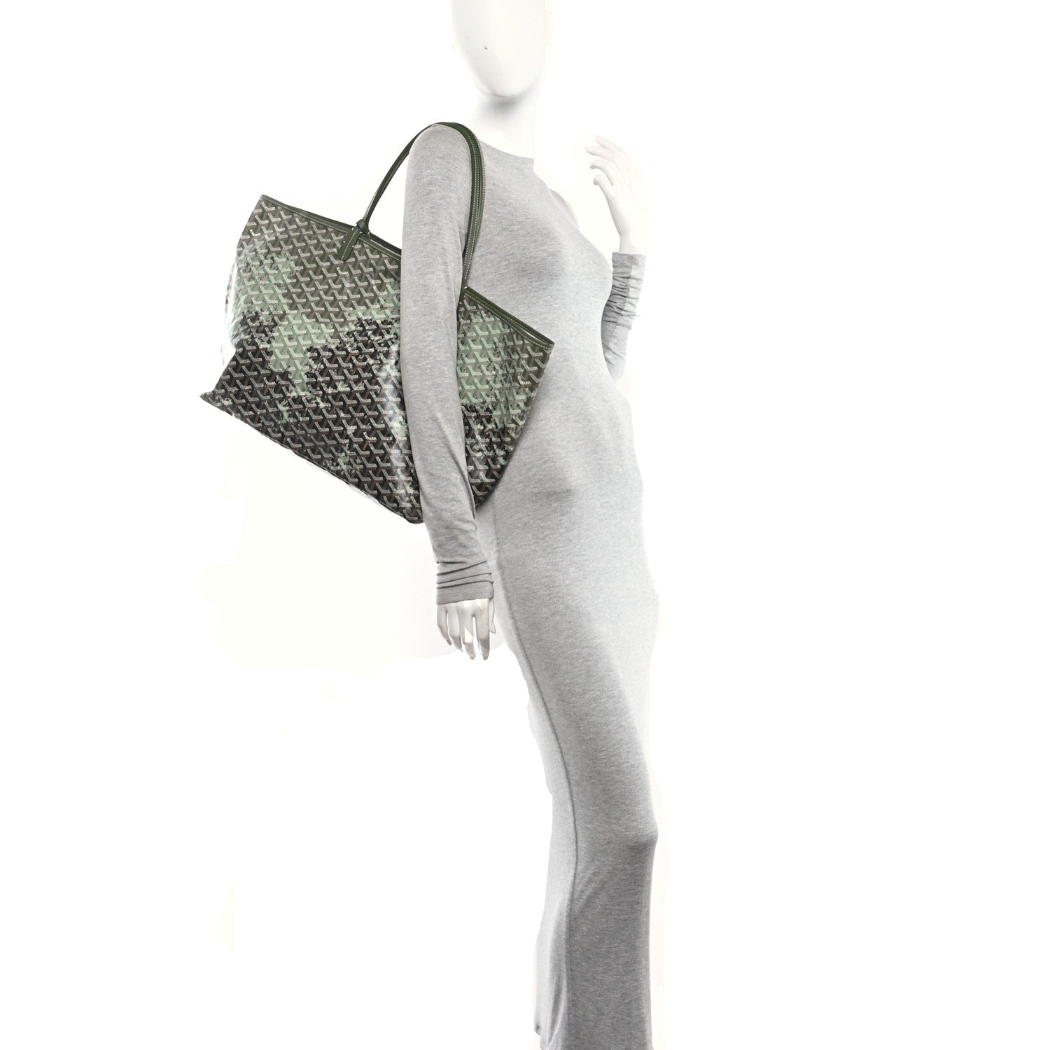 Goyard Goyardine Saint Louis Canopée GM Khaki 2 of 12
