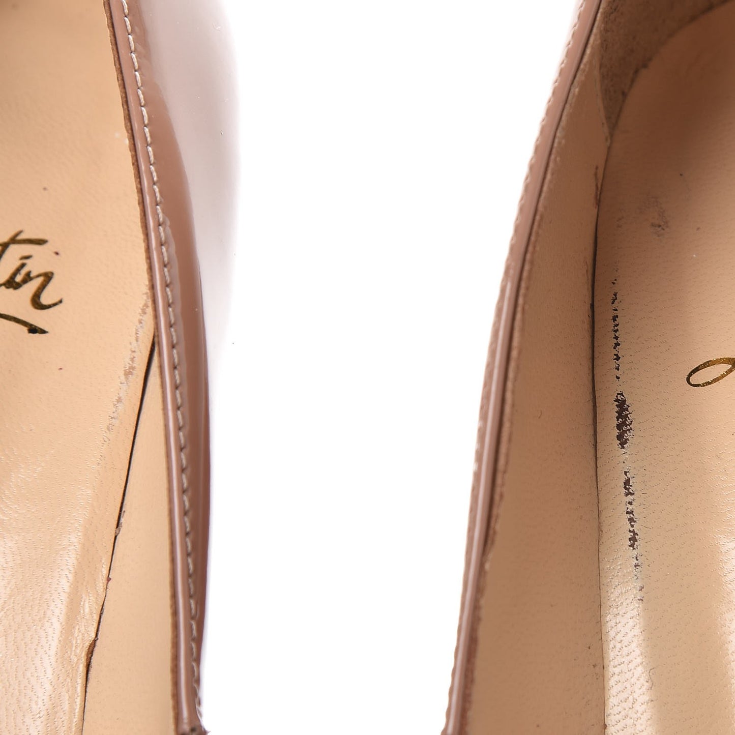 Patent Fetish Peep 150 Platform Pumps 38 Nude