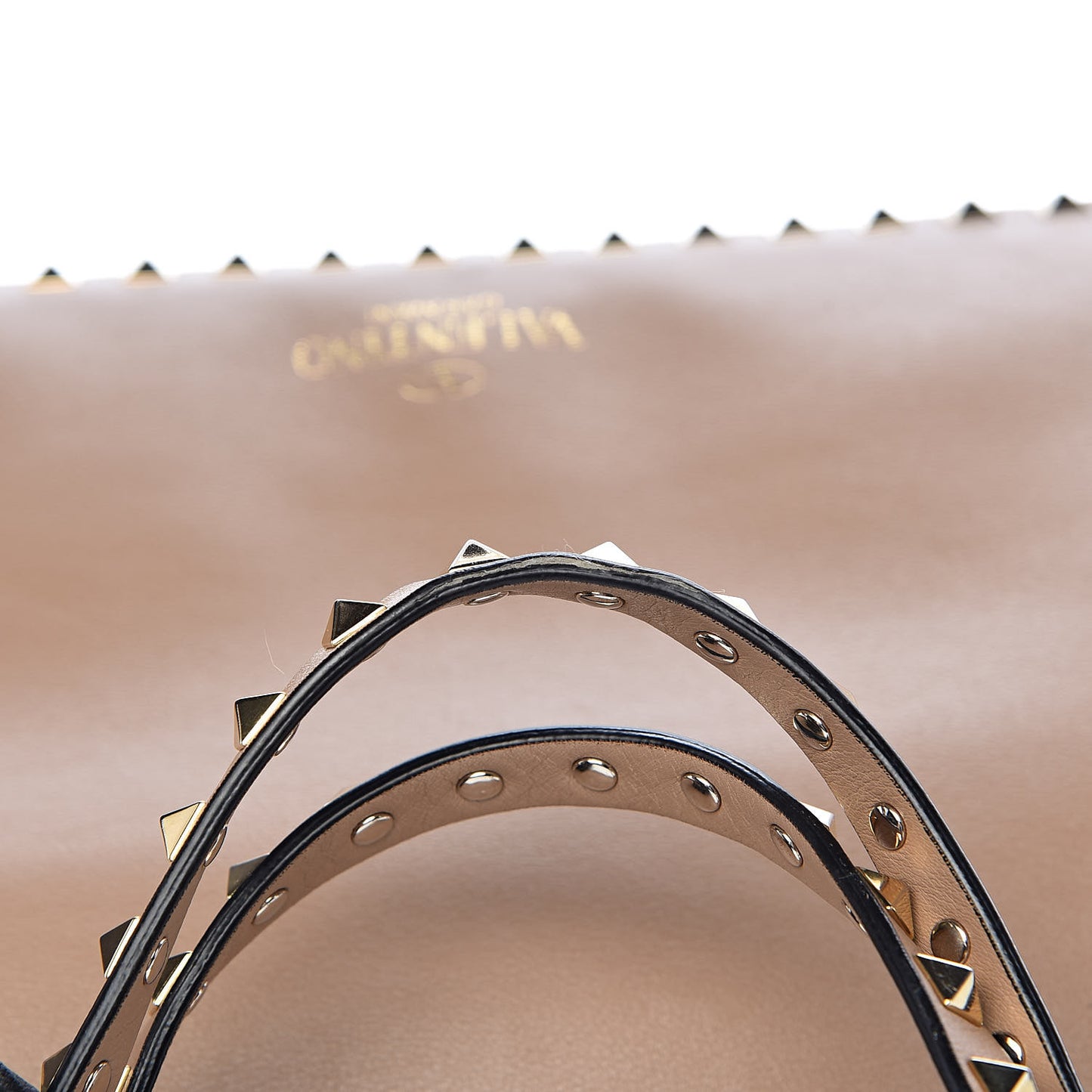 Vitello Medium Rockstud Tote Alpaca