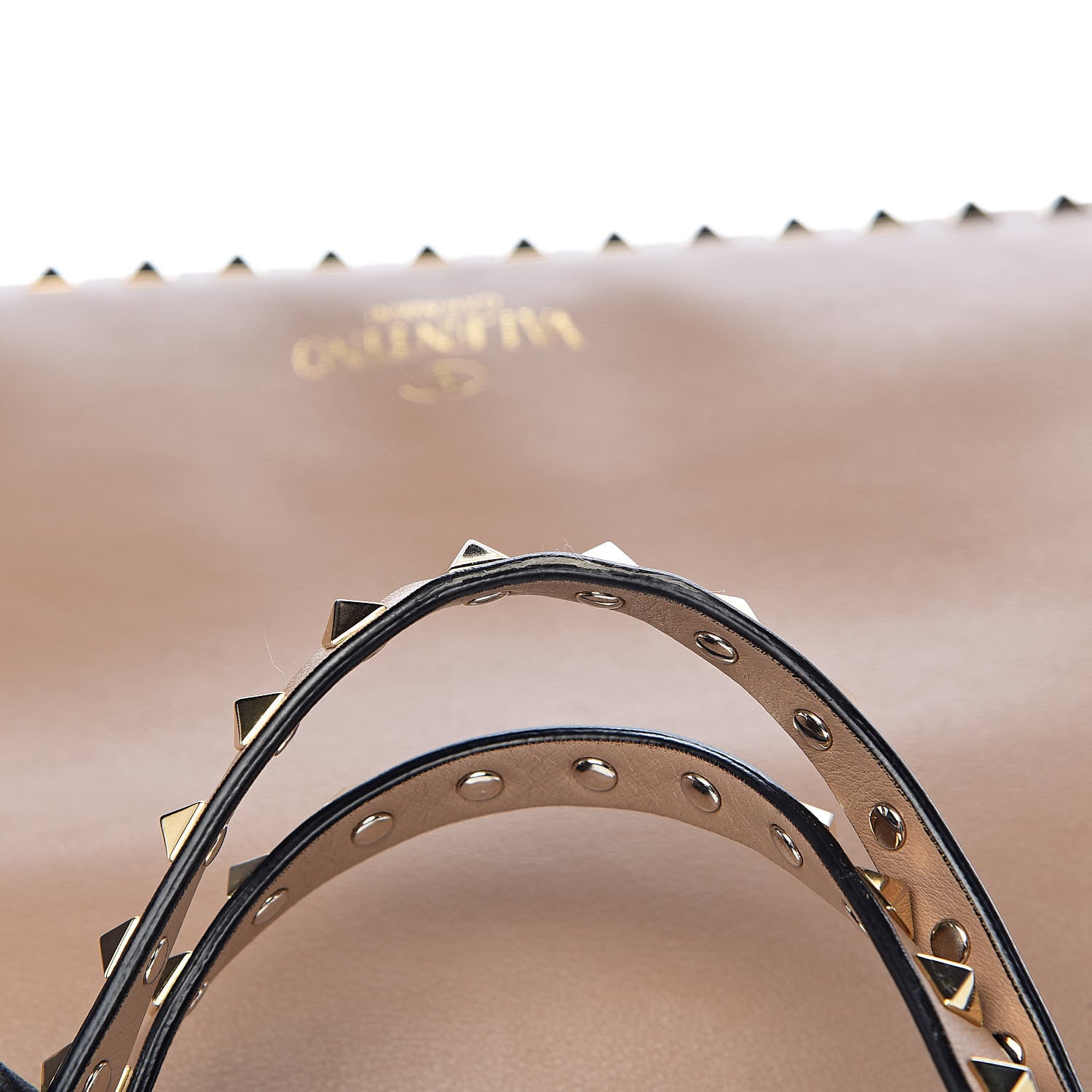 Valentino Garavani Vitello Medium Rockstud Tote Alpaca 11 of 12