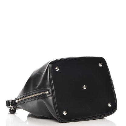 Saint Laurent Calfskin Studded Medium Emmanuelle Bucket Bag Black 5 of 9