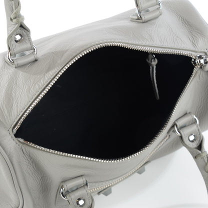 Balenciaga Matte Goatskin Rubber Covered Classic Hardware Mini Twiggy Gris Glace 9 of 9