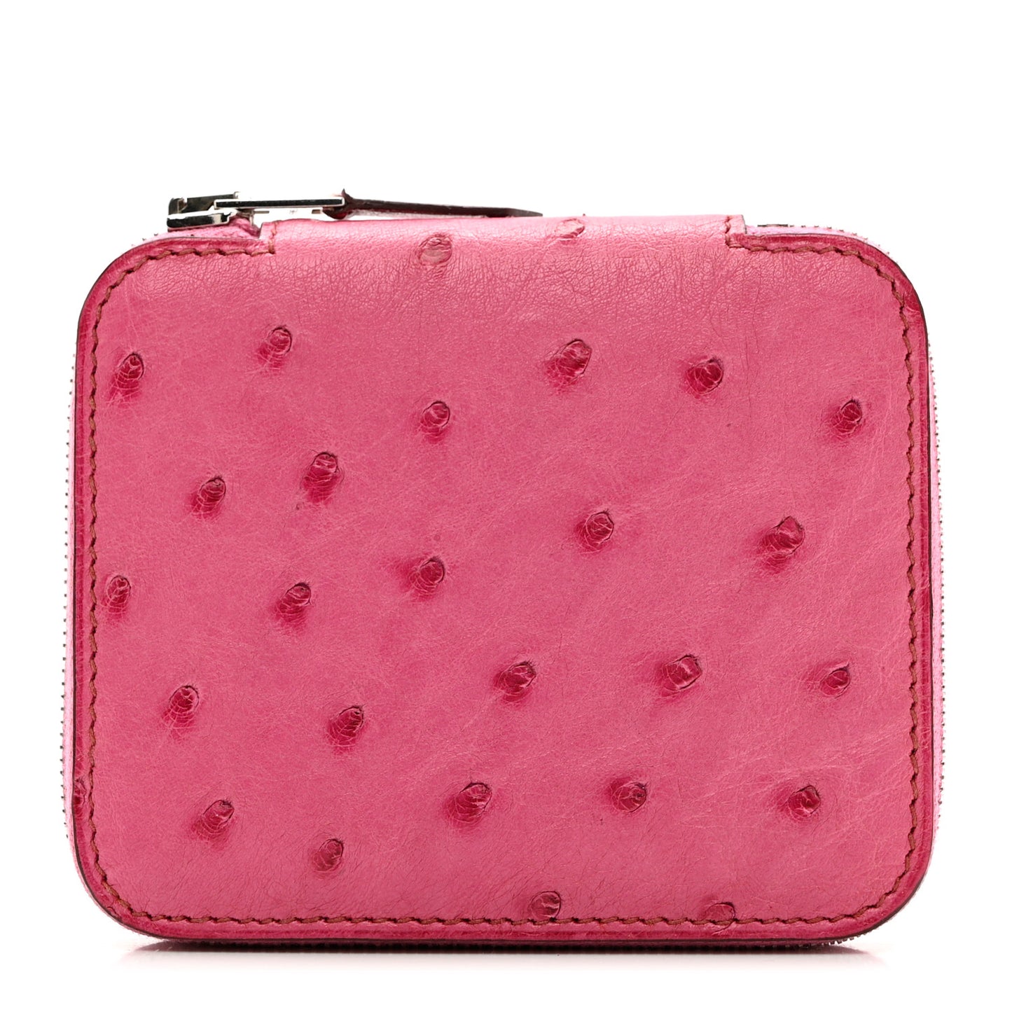 Ostrich Globe Trotter Zip Agenda PM Fuchsia