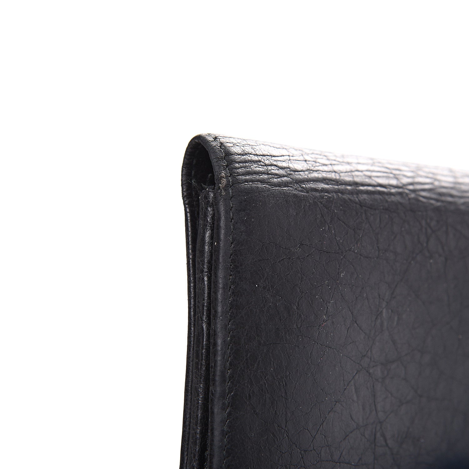 Balenciaga Agneau Classic Silver Hardware Money Wallet Black 11 of 12