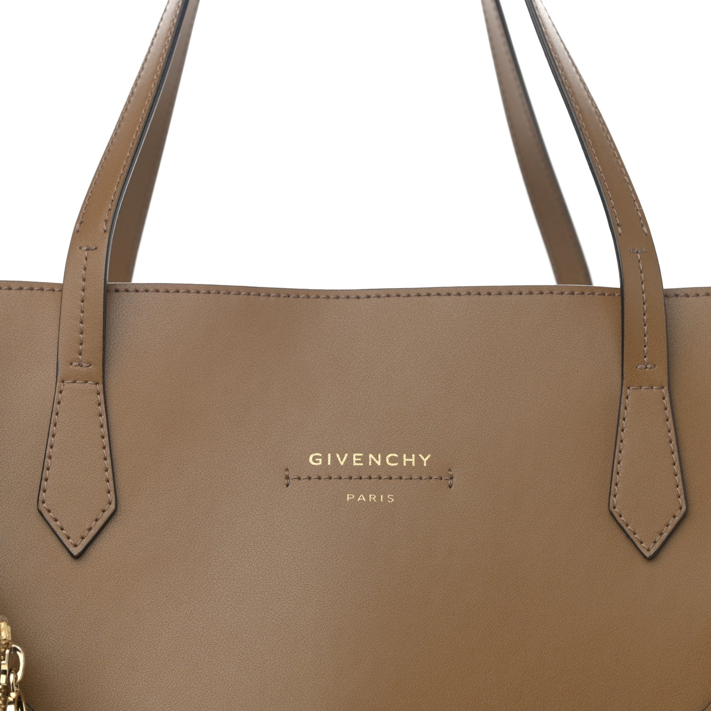 Smooth Calfskin Wing Shopper Tote Military Green