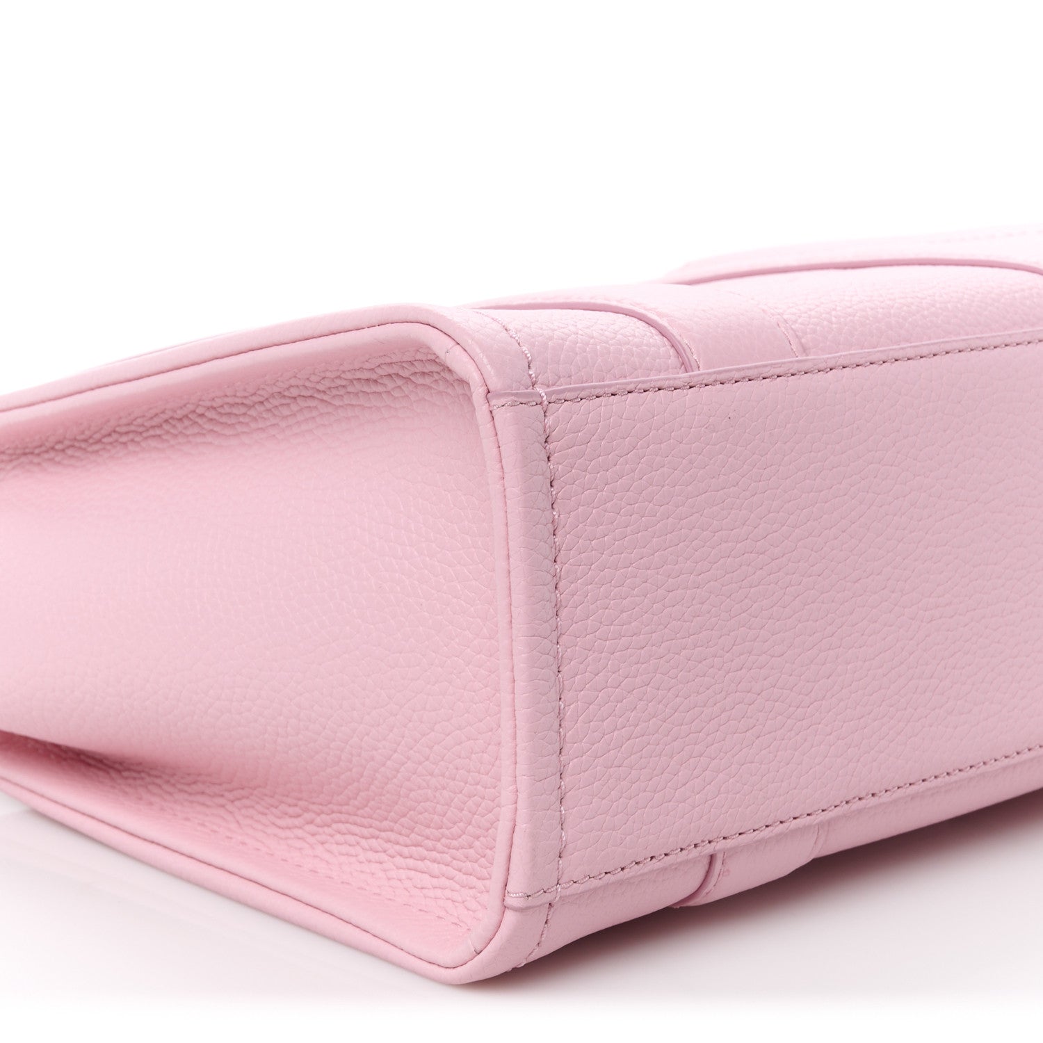 Marc Jacobs Grained Calfskin Small The Tote Bag Ribbon Pink 10 of 11