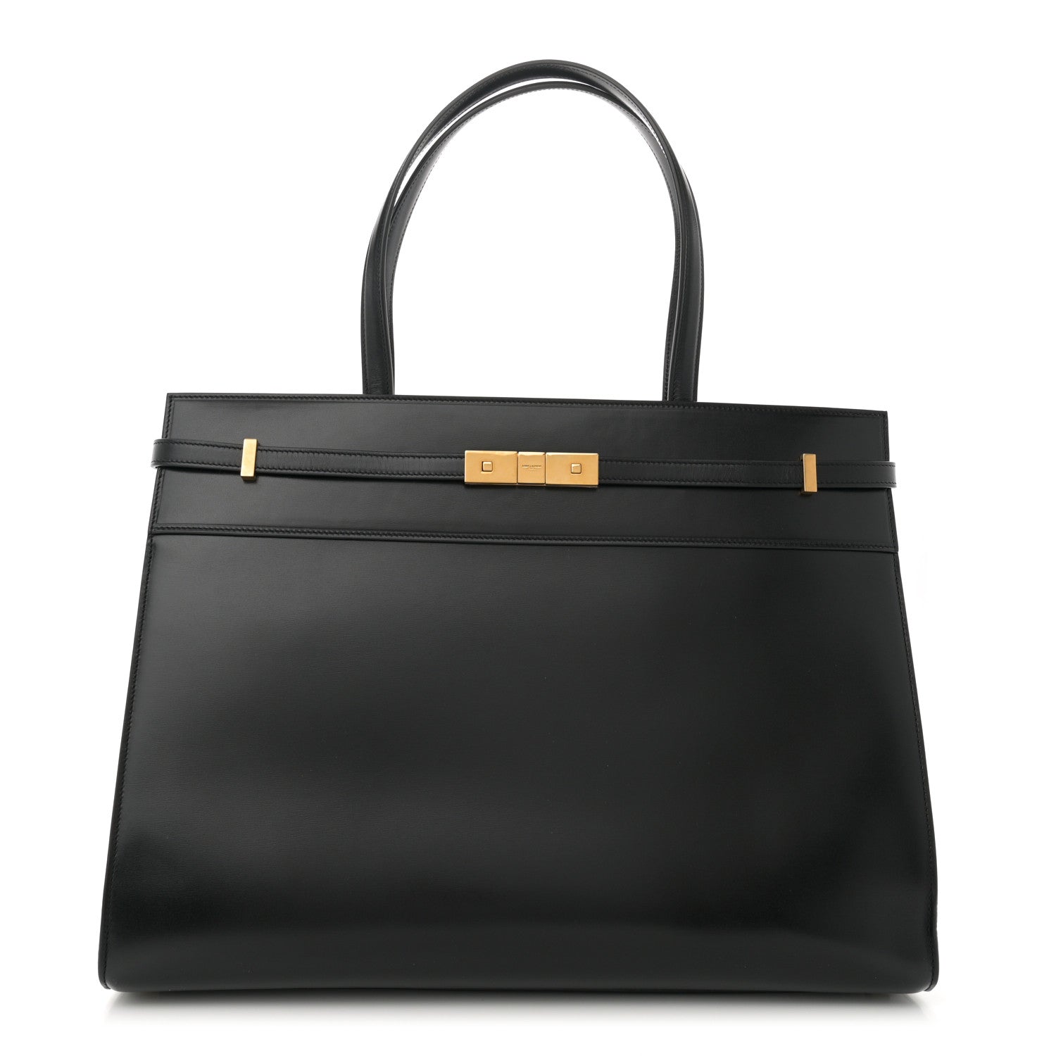 Saint Laurent Calfskin Medium Manhattan Shopper Tote Black 1 of 10