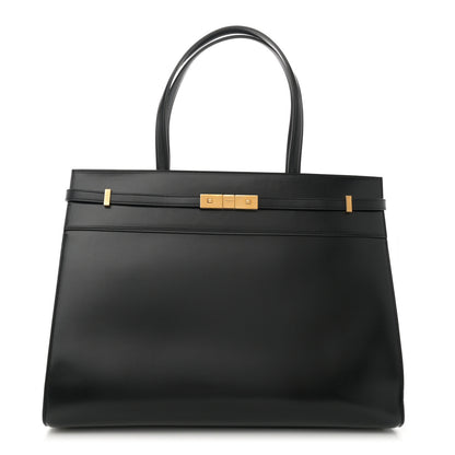 Saint Laurent Calfskin Medium Manhattan Shopper Tote Black 1 of 10