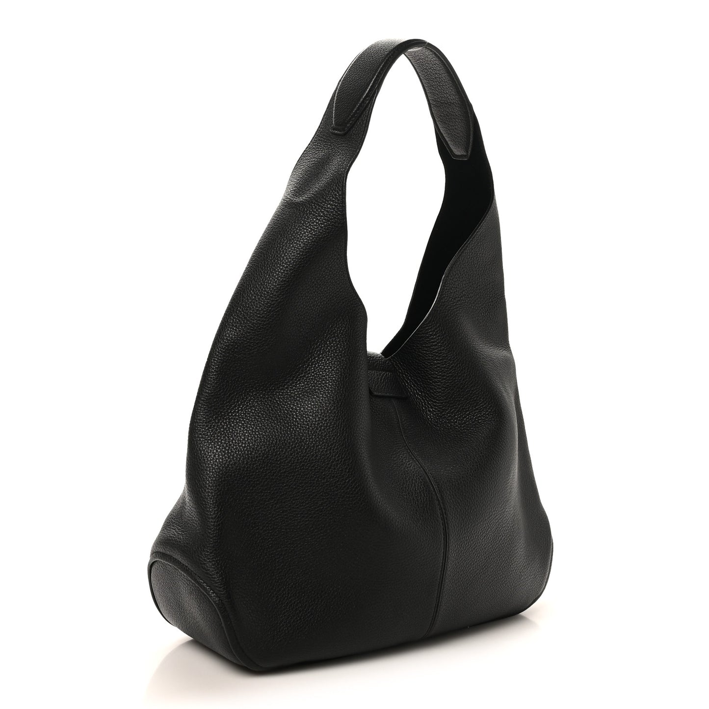 Calfskin Margot Hobo Black Black