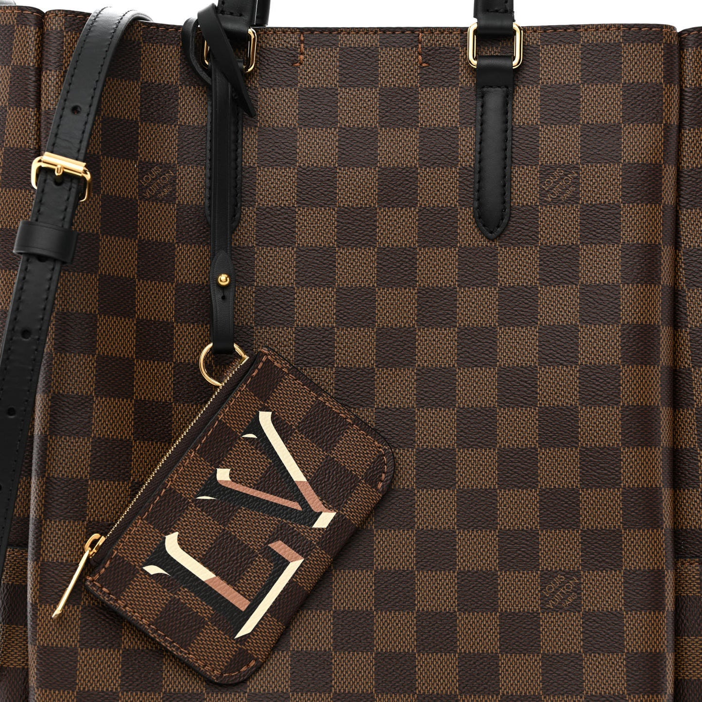 Damier Ebene Belmont MM Black
