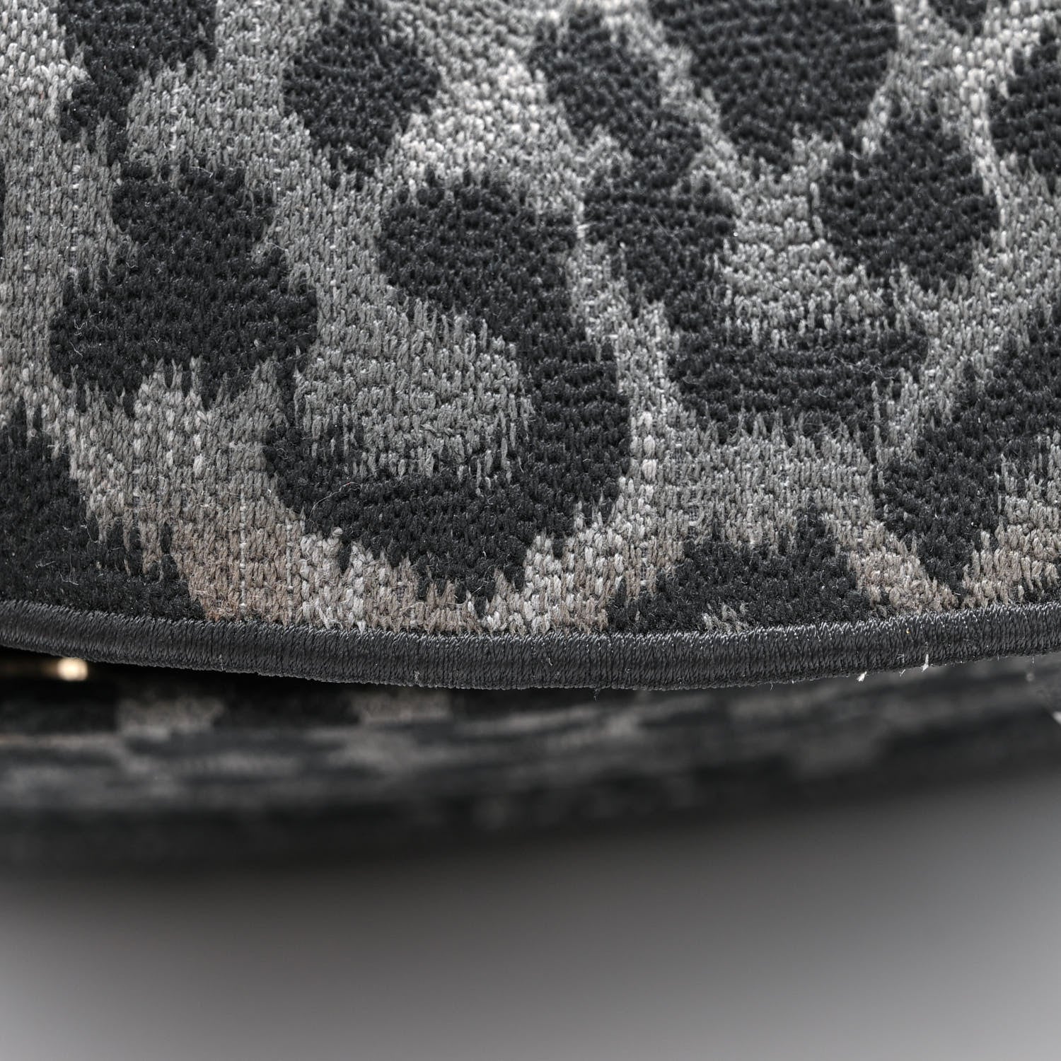 Christian Dior Canvas Mizza Embroidered Medium Lady D-Lite Gray 13 of 16