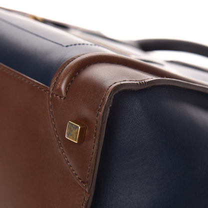 Celine Smooth Calfskin Mini Tri-Color Luggage Navy 6 of 14