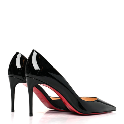 Christian Louboutin Patent Iriza 85 Pumps 37 Black 4 of 9