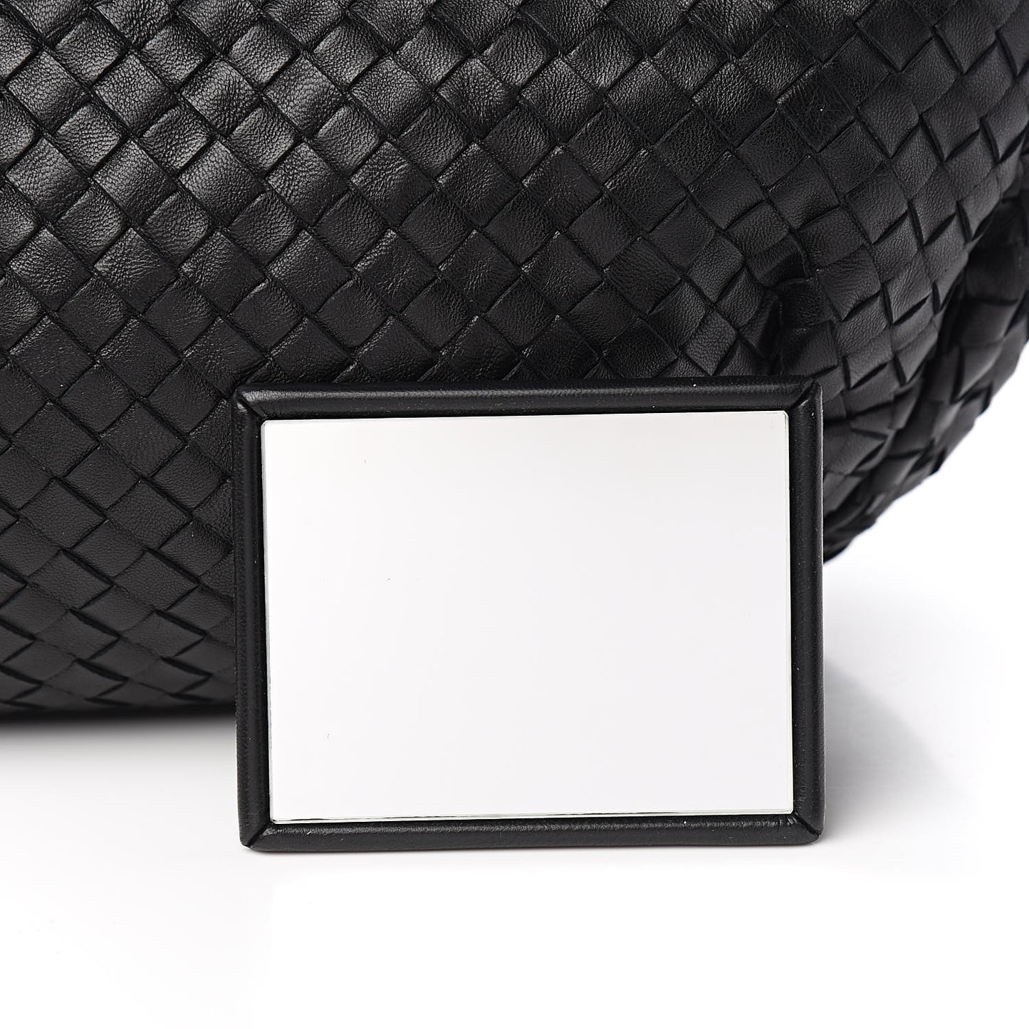Nappa Intrecciato Large Belly Veneta Hobo Black