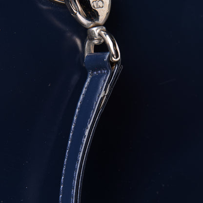 Christian Dior Glazed Calfskin Large Lady Dior Dark Blue 14 of 14