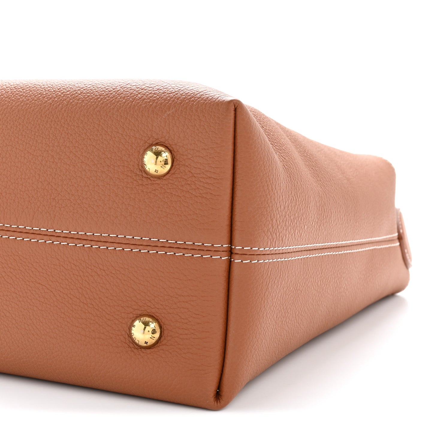 Grained Calfskin Low Key Hobo PM Cognac