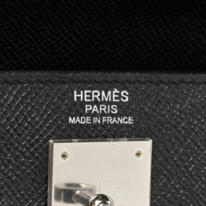 Hermes Epsom Kelly Sellier 32 Black 6 of 16