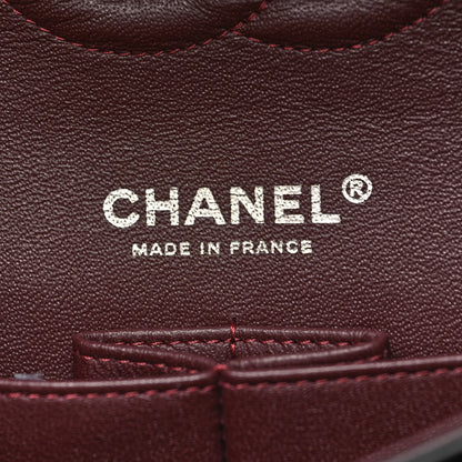 Chanel Lambskin Quilted Medium Double Flap Black 6 of 10