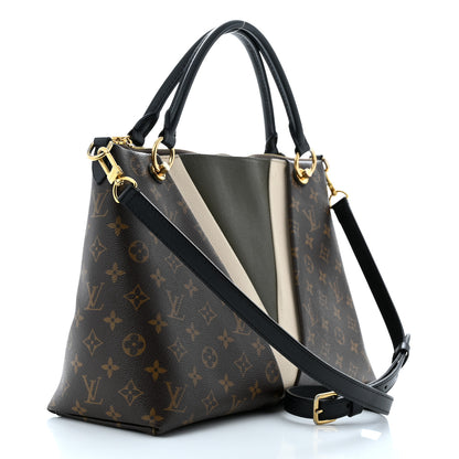 Louis Vuitton Monogram V Tote MM Khaki Cream 3 of 16