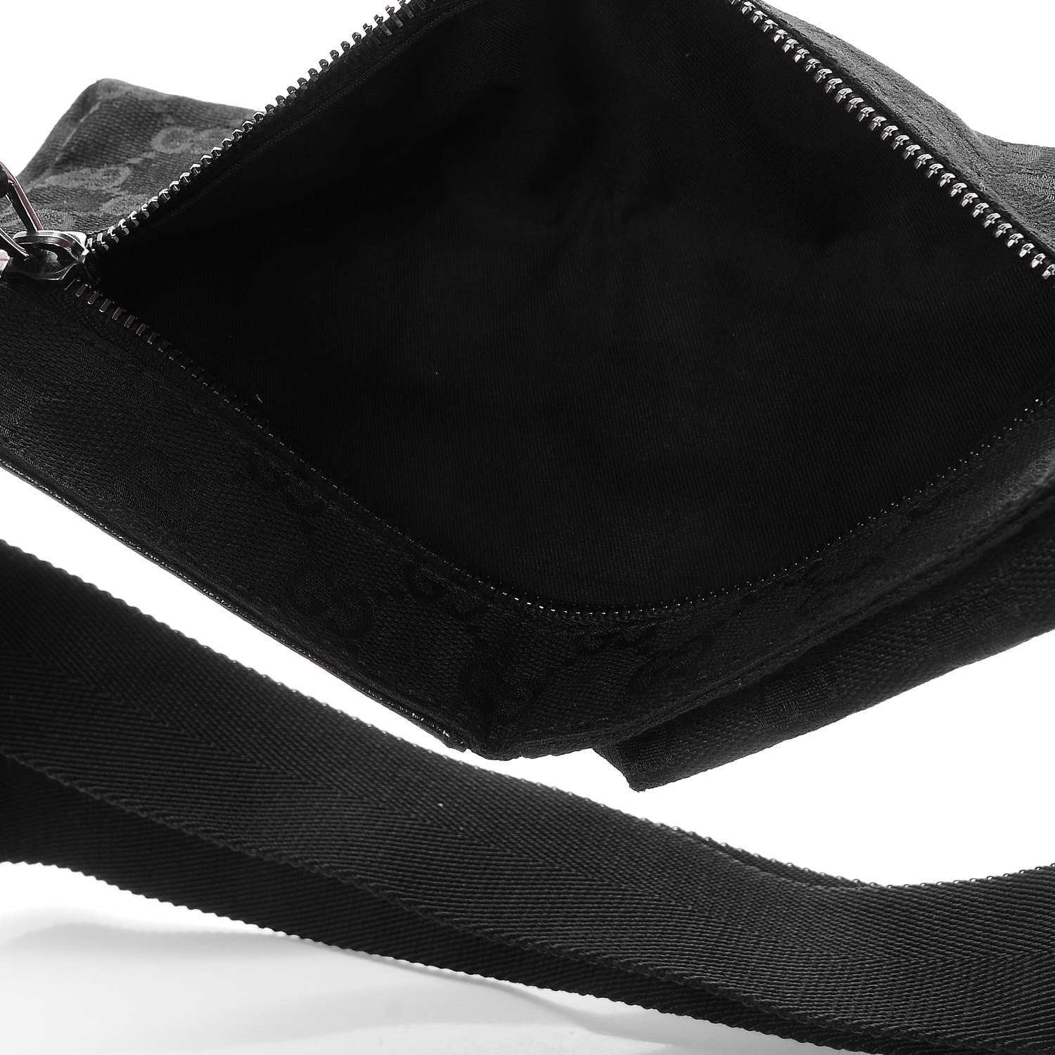 Gucci Monogram Belt Bag Black 5 of 7