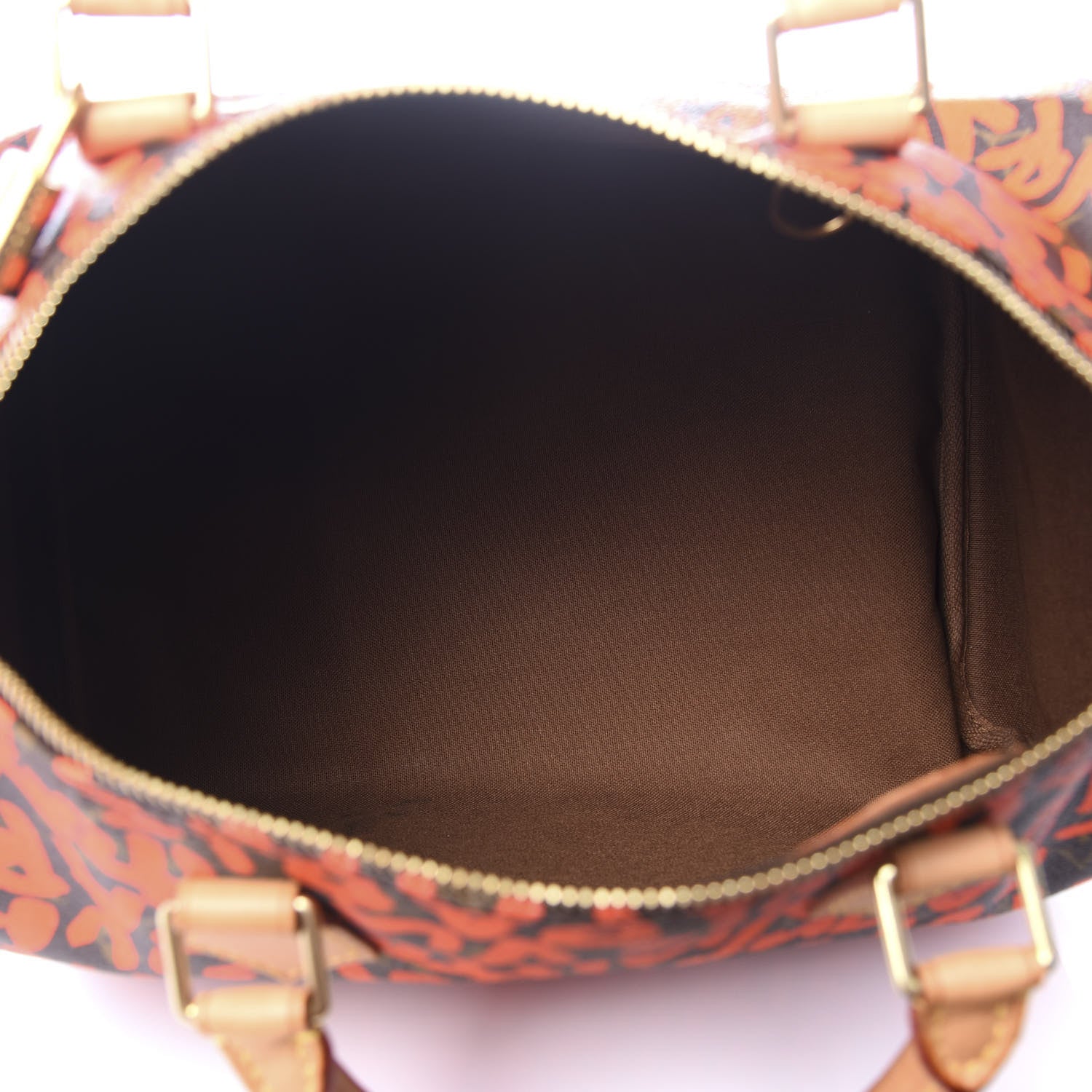 Louis Vuitton Monogram Graffiti Speedy 30 Orange 4 of 7