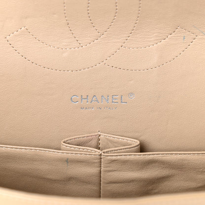 Chanel Patent Quilted Jumbo Double Flap Yellow 6 of 14