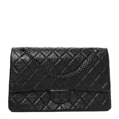 Chanel Aged Calfskin Quilted 2.55 Reissue 226 Flap So Black 1 of 11