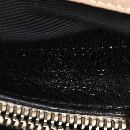 Saint Laurent Sheepskin Matelasse Chevron Monogram Medium College Bag Dark Beige 7 of 13